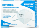 HYGISUN FFP2 Mask EN149:2001+A1:200  CE2797 20 Masks